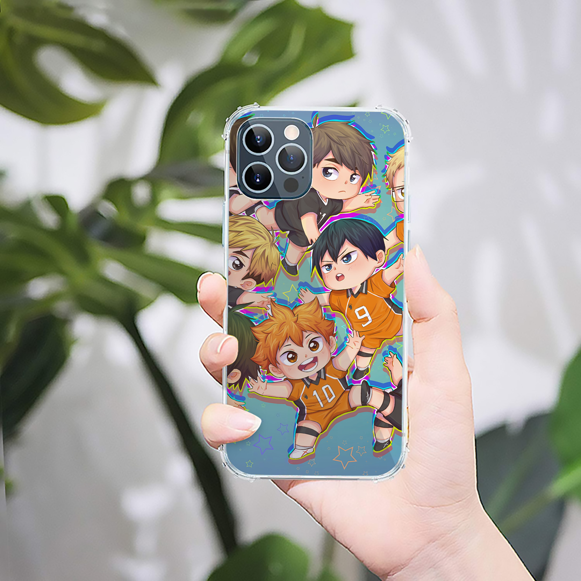 （画像用） ハイキュー!! Haikyu!! 【iPhone 12シリーズ対応】透明スマホケース（クリアソフトケース）